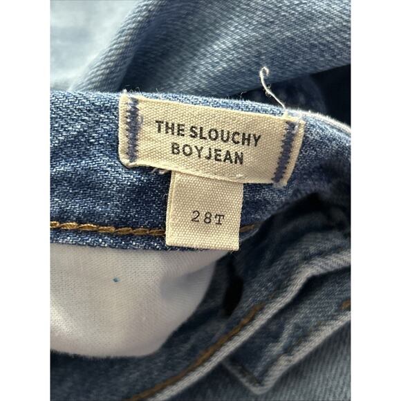 Madewell Womens The Slouchy BoyJean Size 28 Tall Blue Straight Leg Medium Wash - Picture 6 of 7